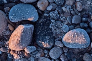 Freezing Pebbles.